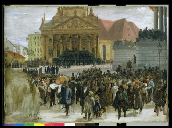 Victimes de la Révolution de Mars à Berlin en état